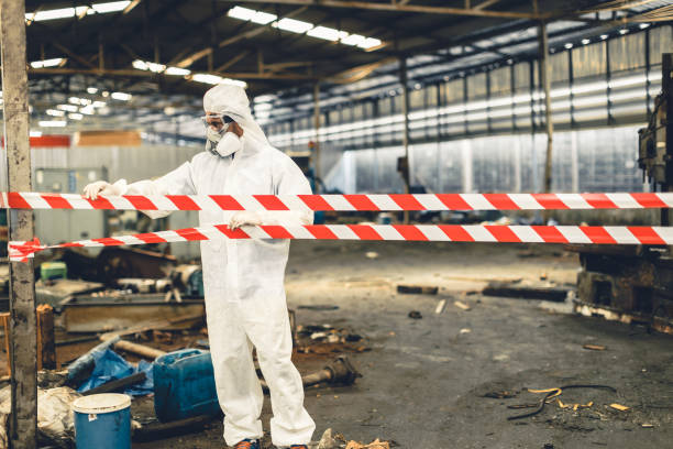 Professional Drug Lab Cleanup technician working in Pioneer, OH
